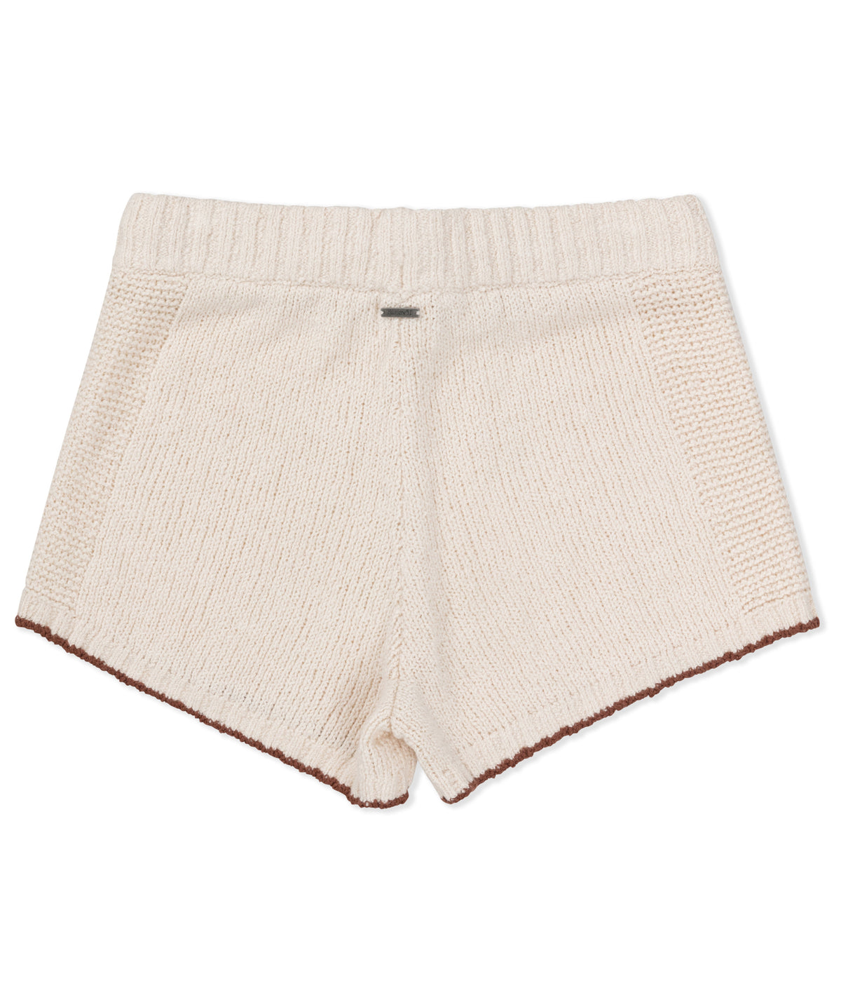 Linear Sweater Short in Cream