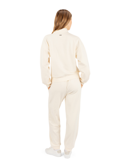 Island Life Quarter Zip in Cream