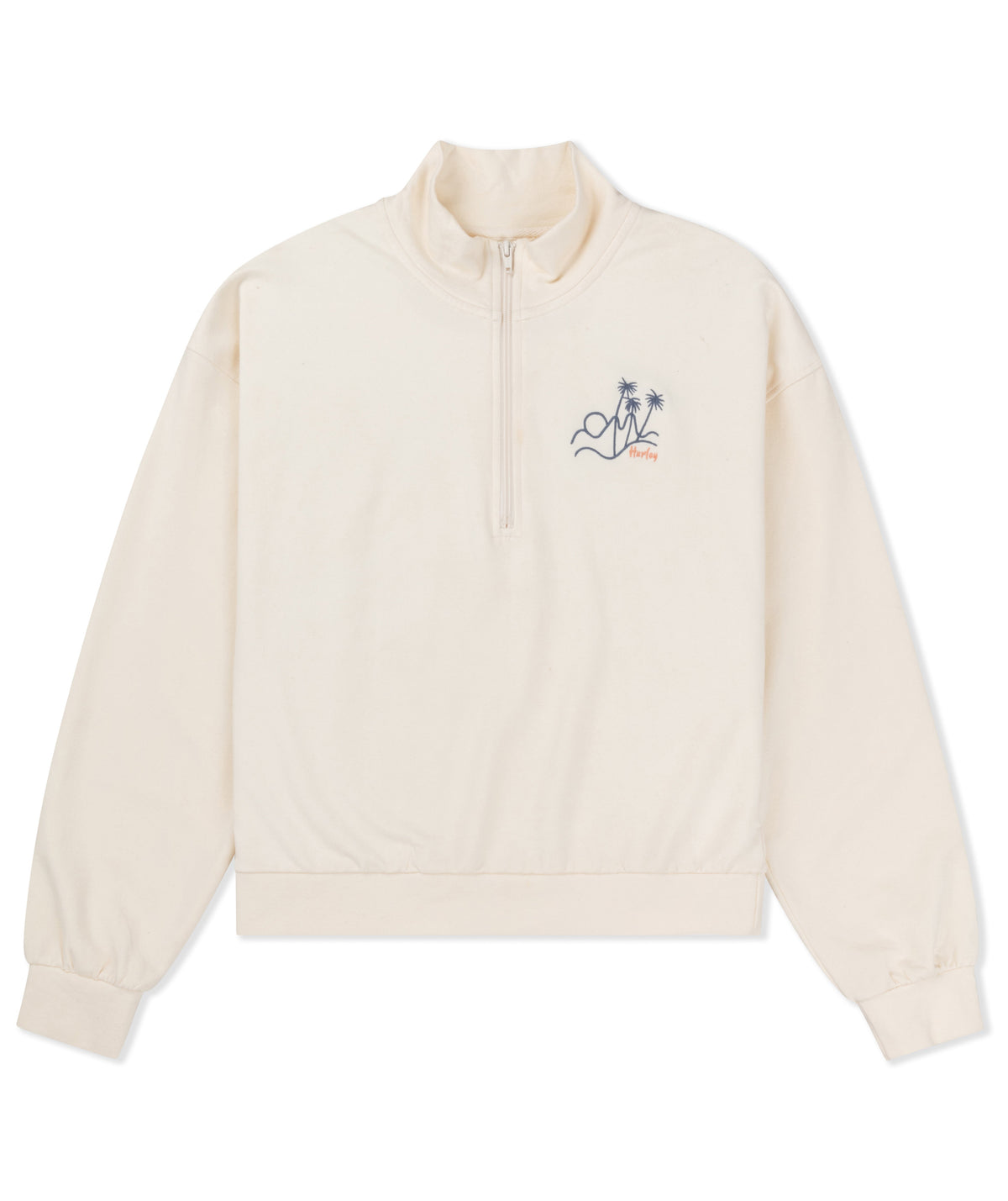 Island Life Quarter Zip in Cream