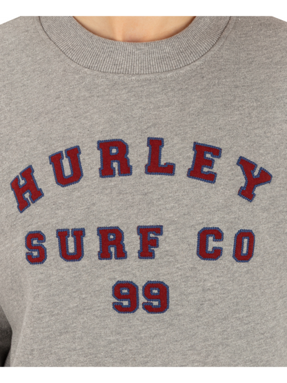 Letterman Crew in Grey Heather