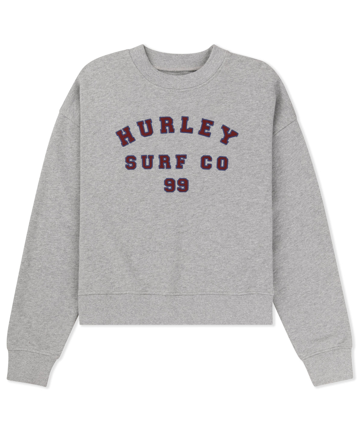 Letterman Crew in Grey Heather