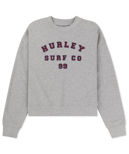 Letterman Crew in Grey Heather