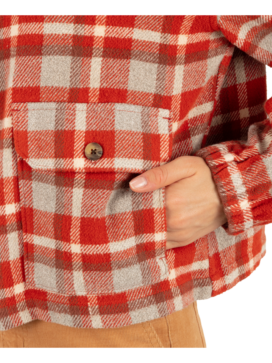 Nomad Shacket in Golden Oak
