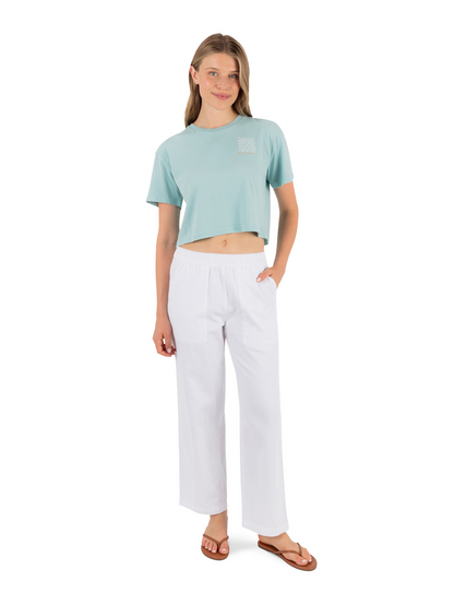 Wavy Days Pant in White