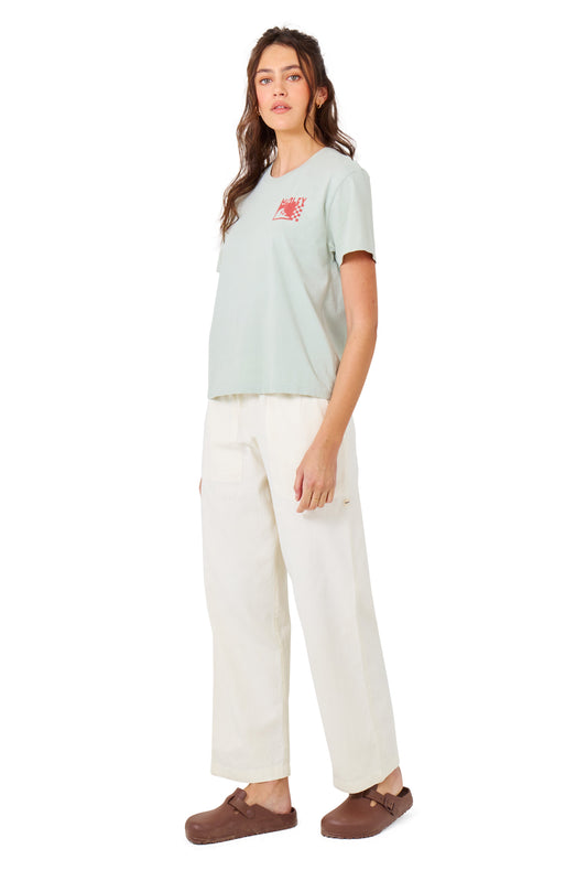 Wavy Days Pant in Off White