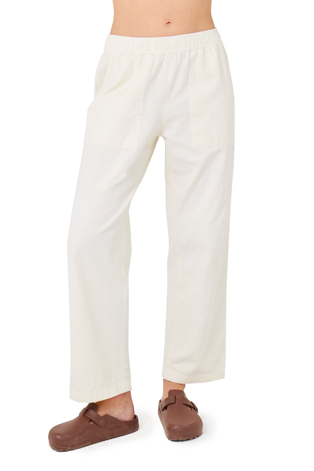 Wavy Days Pant in Off White