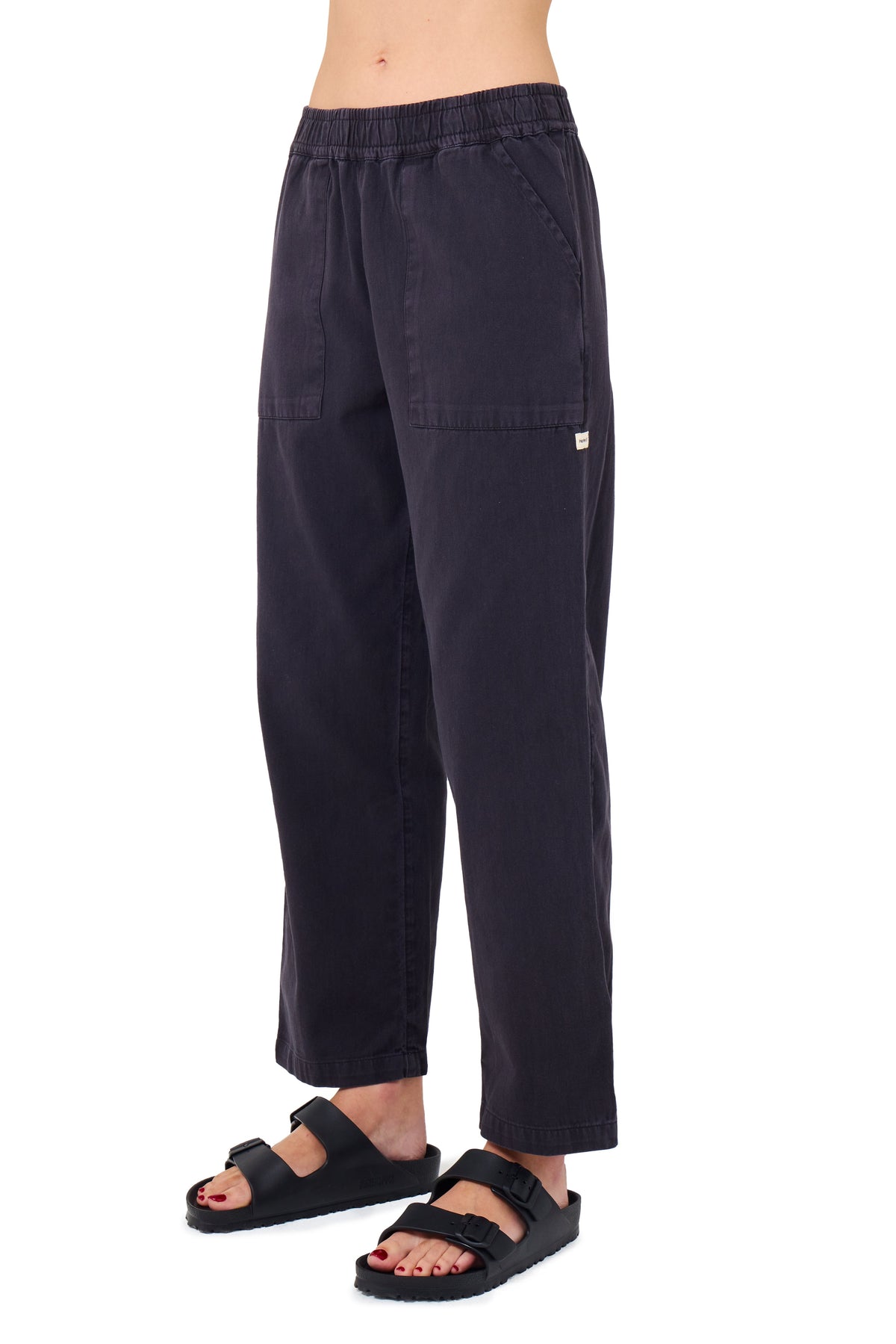 Wavy Days Pant in Off Black