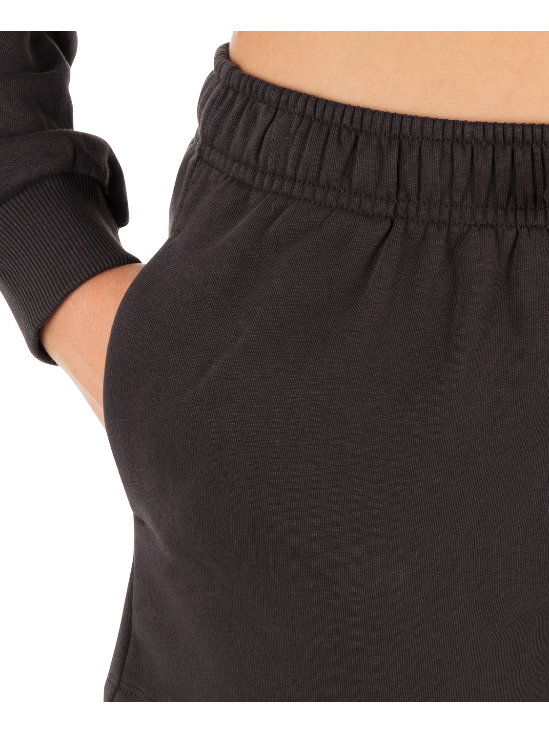 Surfbound Sweatshort in Off Black