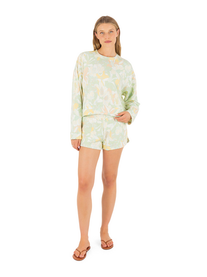 Safari Floral Short in Spray