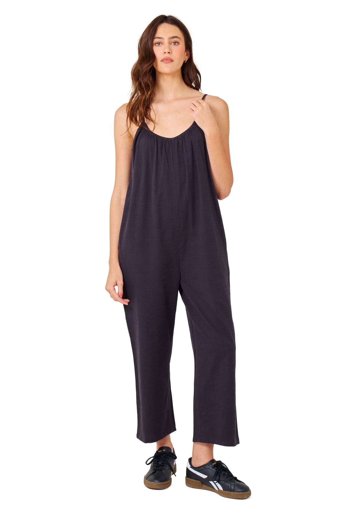 New Heights Jumpsuit in Off Black