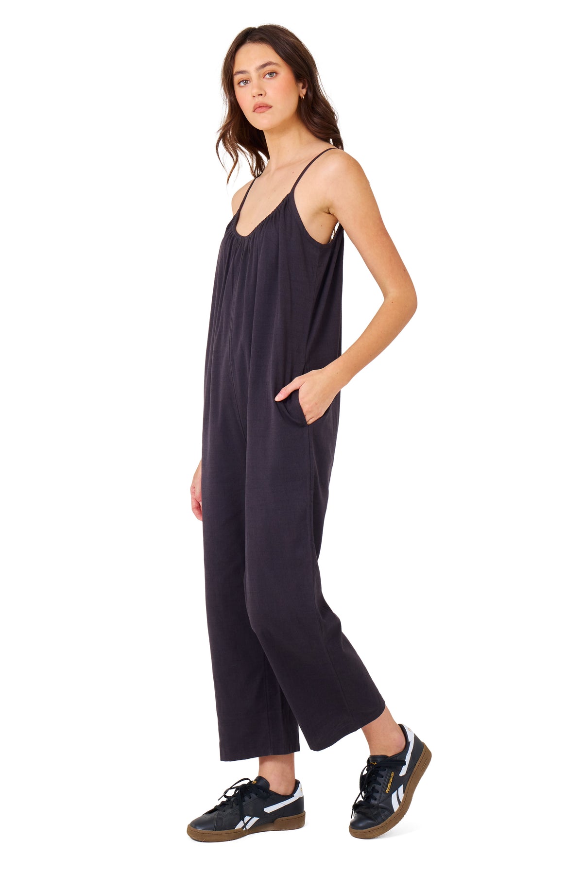 New Heights Jumpsuit in Off Black