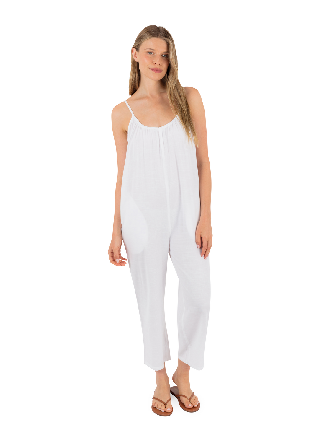 New Heights Jumpsuit in White