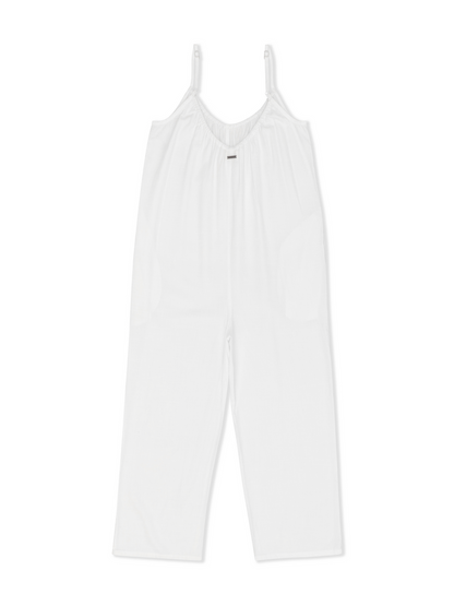 New Heights Jumpsuit in White