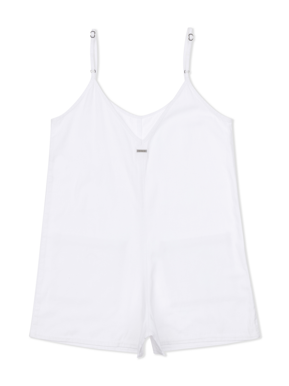 Wavy Days Romper in White