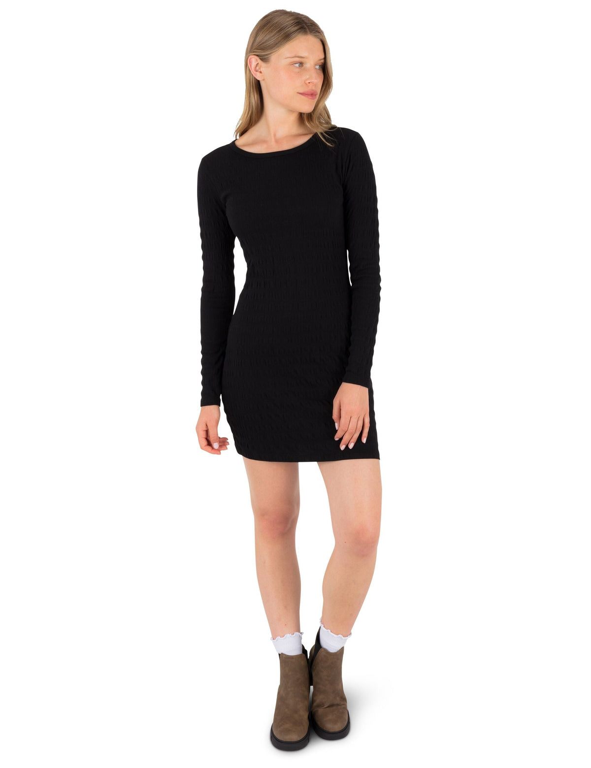 Whistler Long Sleeve Dress in Black