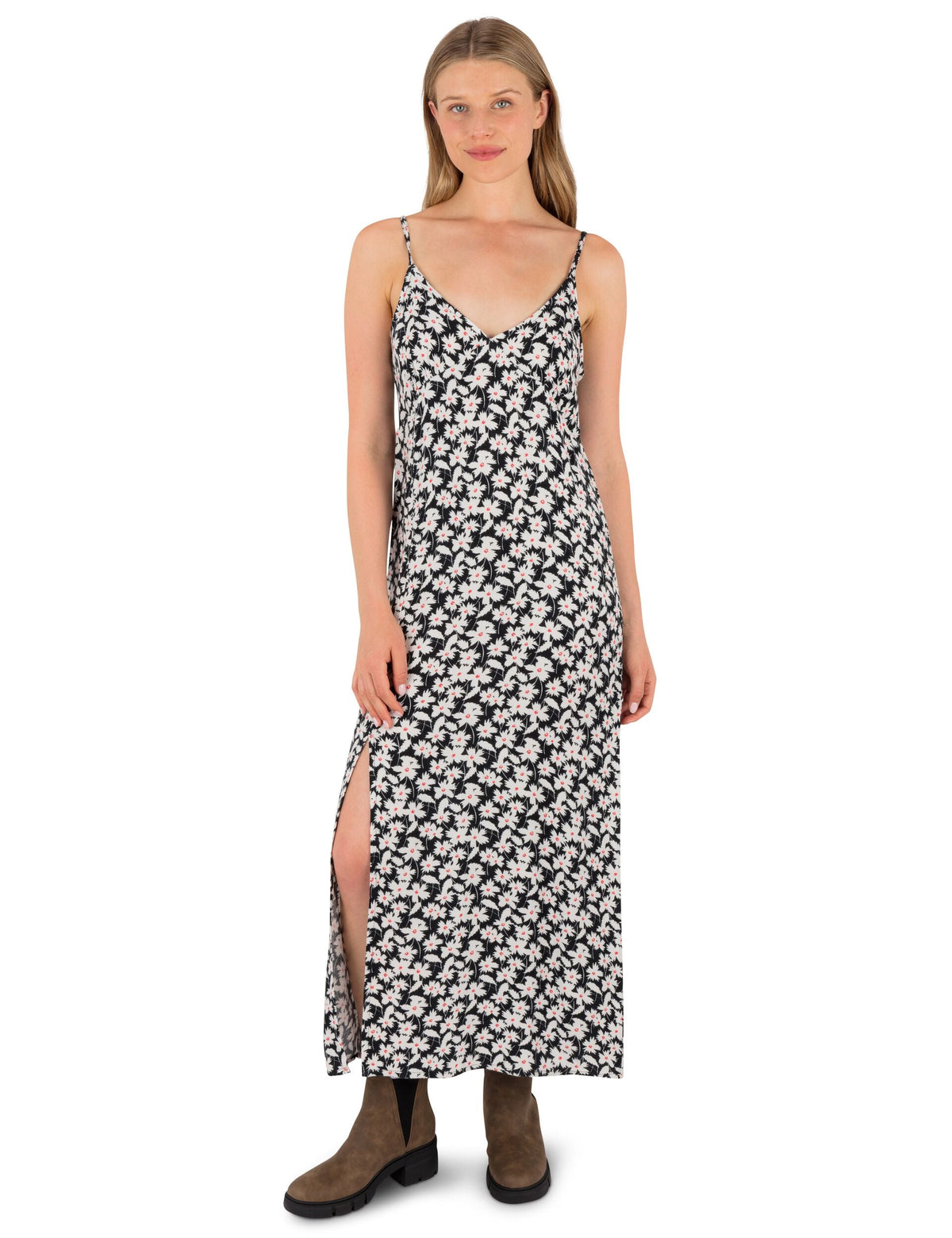 Amour Slip Dress in Black