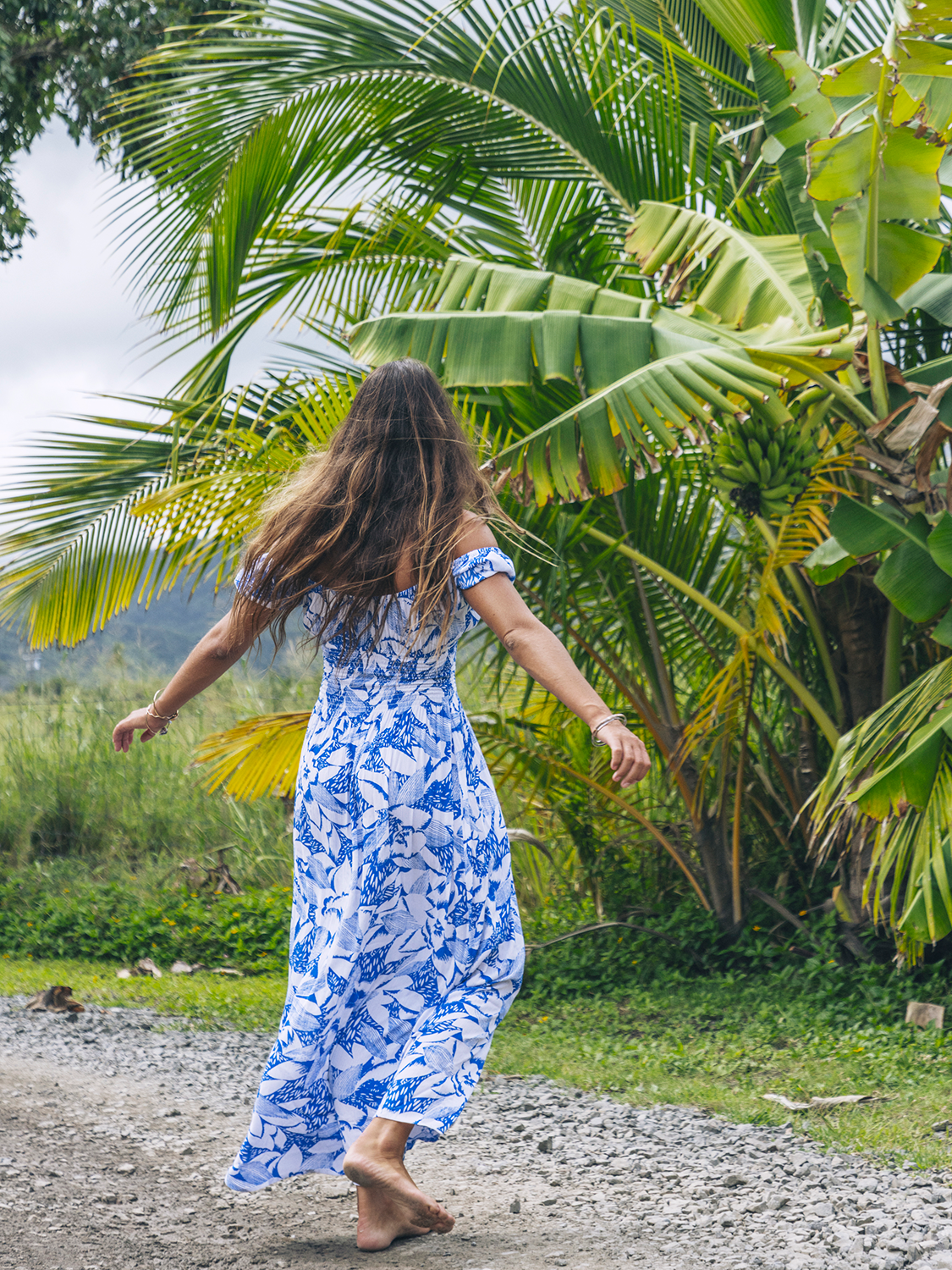 Paloma Maxi Dress in Hydro