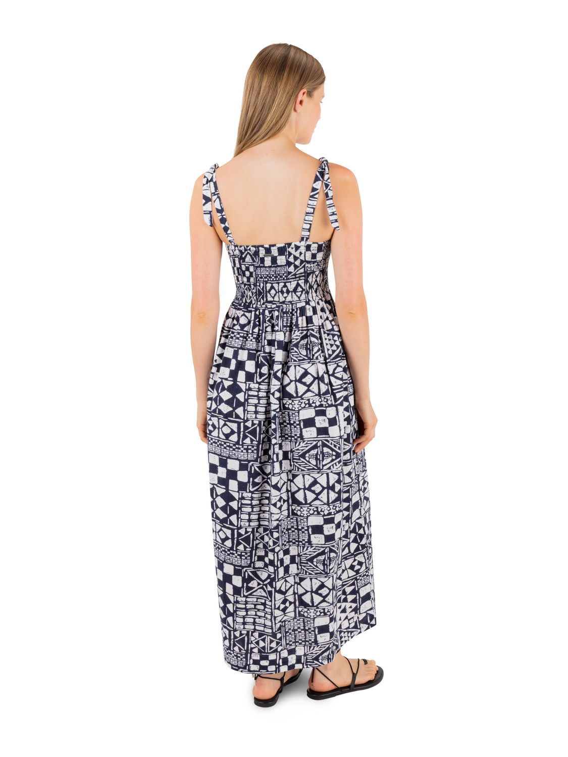 Beach Club Midi Dress in Eclipse