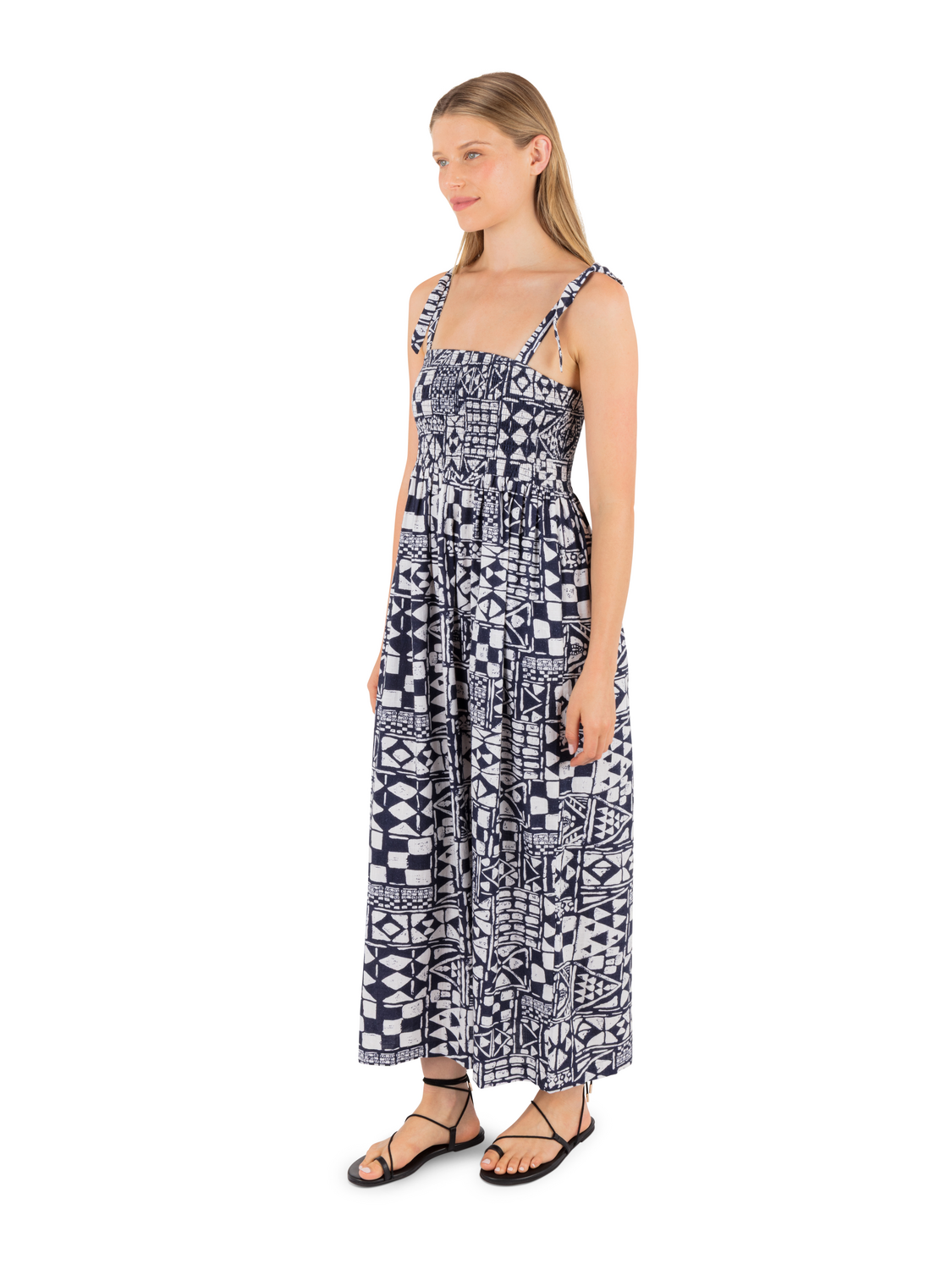Beach Club Midi Dress in Eclipse