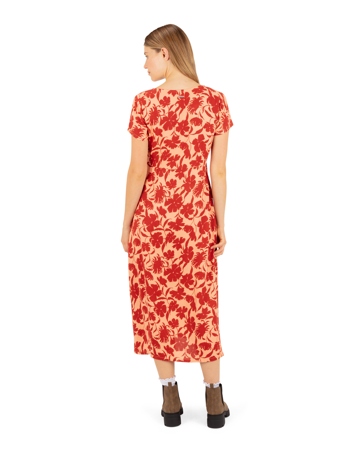 Sunset Dress in Papaya Punch