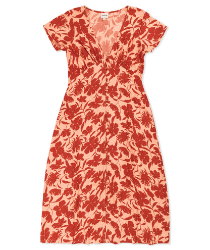 Sunset Dress in Papaya Punch