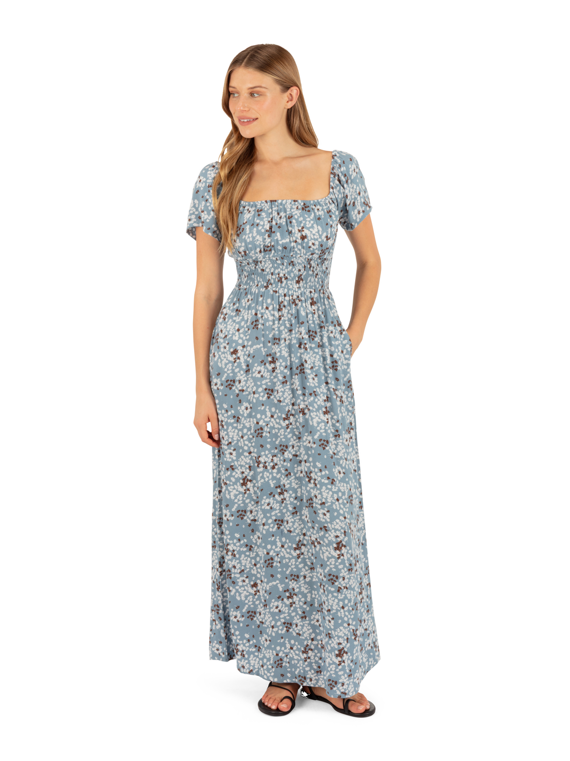 Meadow Maxi Dress in Sailing