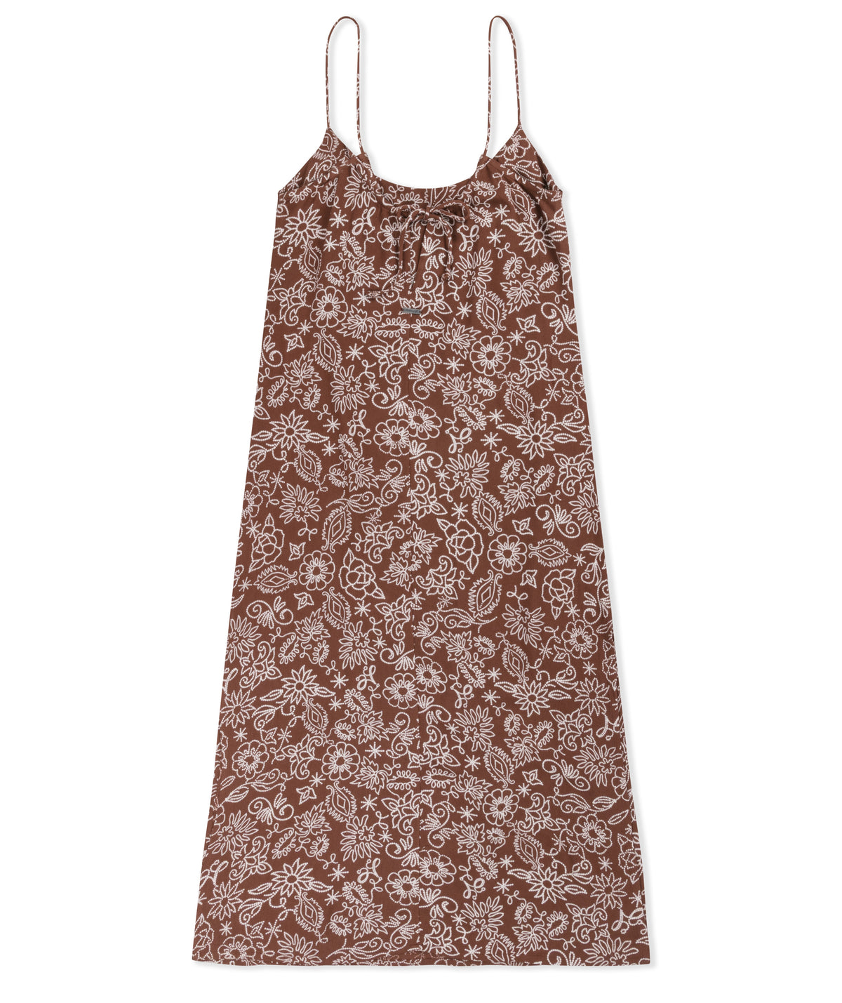 Stud Floral Midi in Cappucino