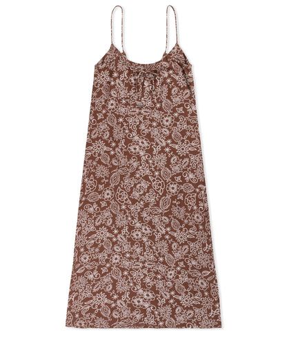 Stud Floral Midi in Cappucino