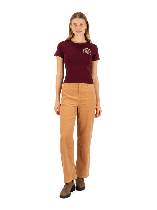 Friends Of Paradise Baby Tee in Fig