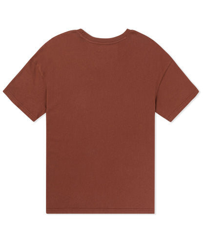 Vintage Postcard Boyfriend Tee in Cappucino