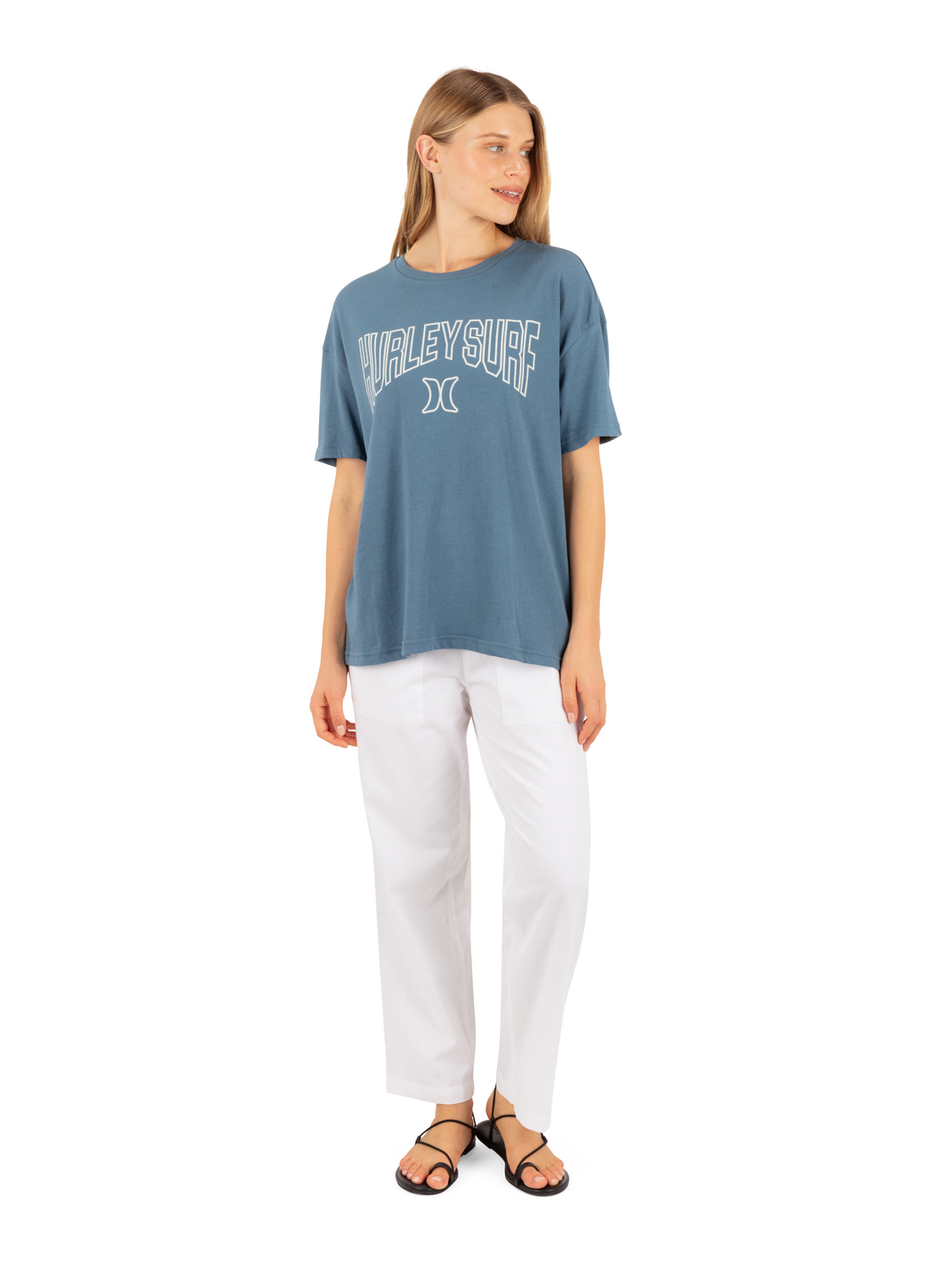 Collegiate Boyfriend Tee in Oceanview