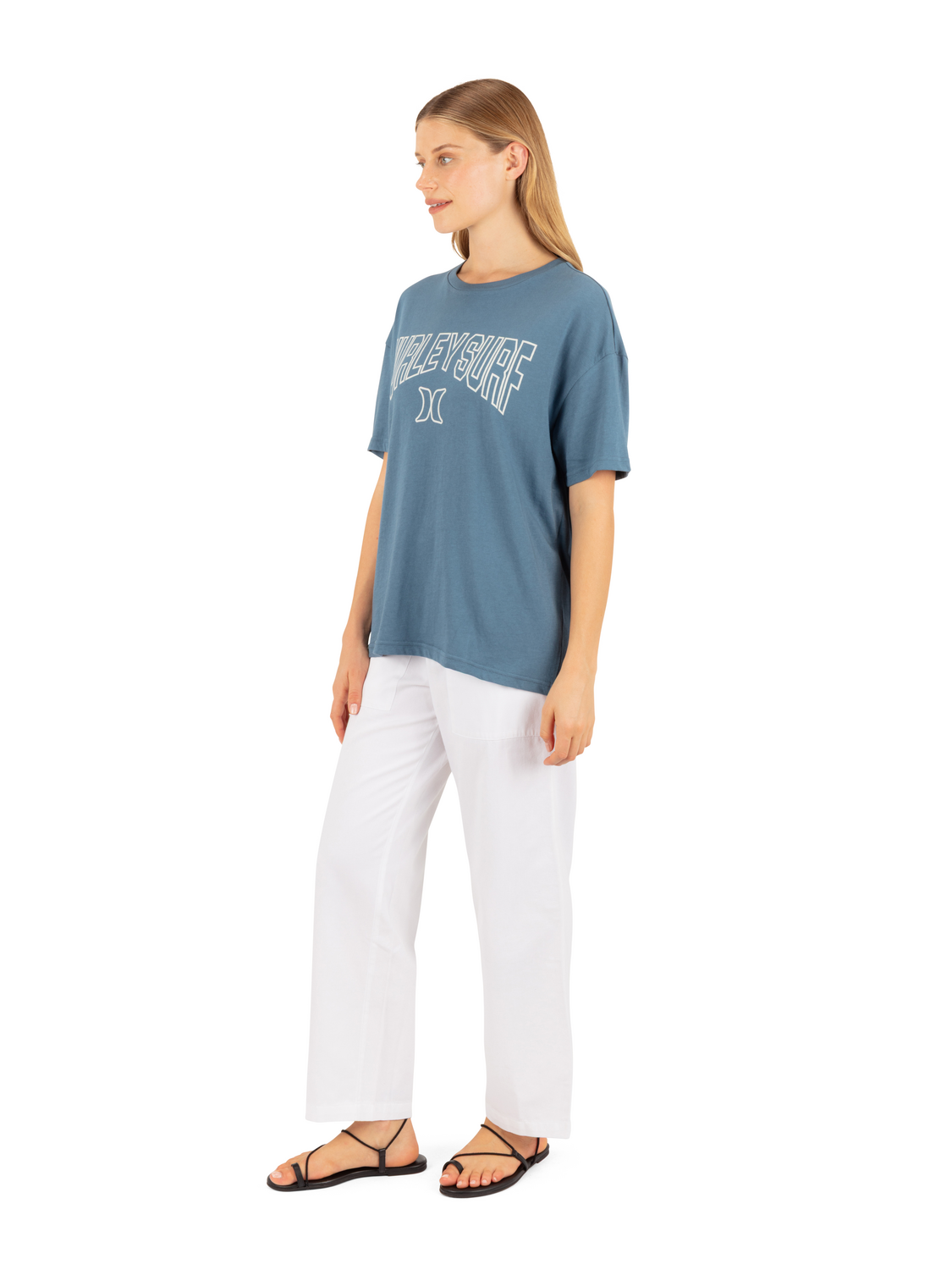 Collegiate Boyfriend Tee in Oceanview