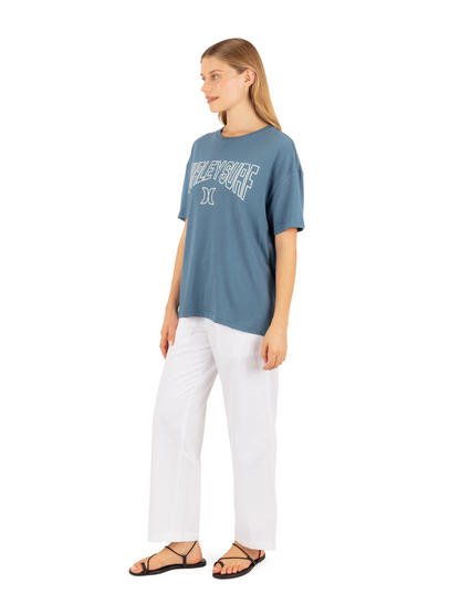 Collegiate Boyfriend Tee in Oceanview