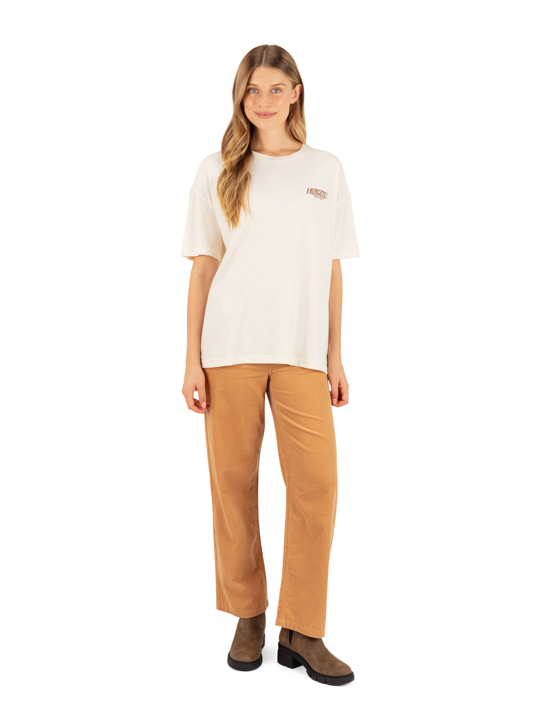 Free Valley Boyfriend Tee in Cream