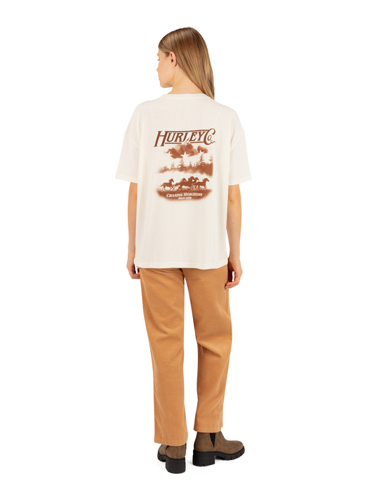 Free Valley Boyfriend Tee in Cream