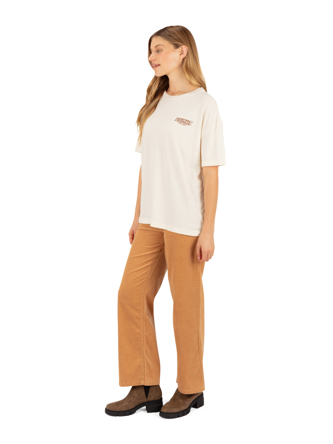 Free Valley Boyfriend Tee in Cream