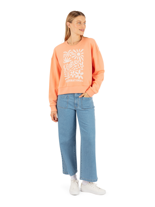 Flourish Boxy Crew in Papaya Punch
