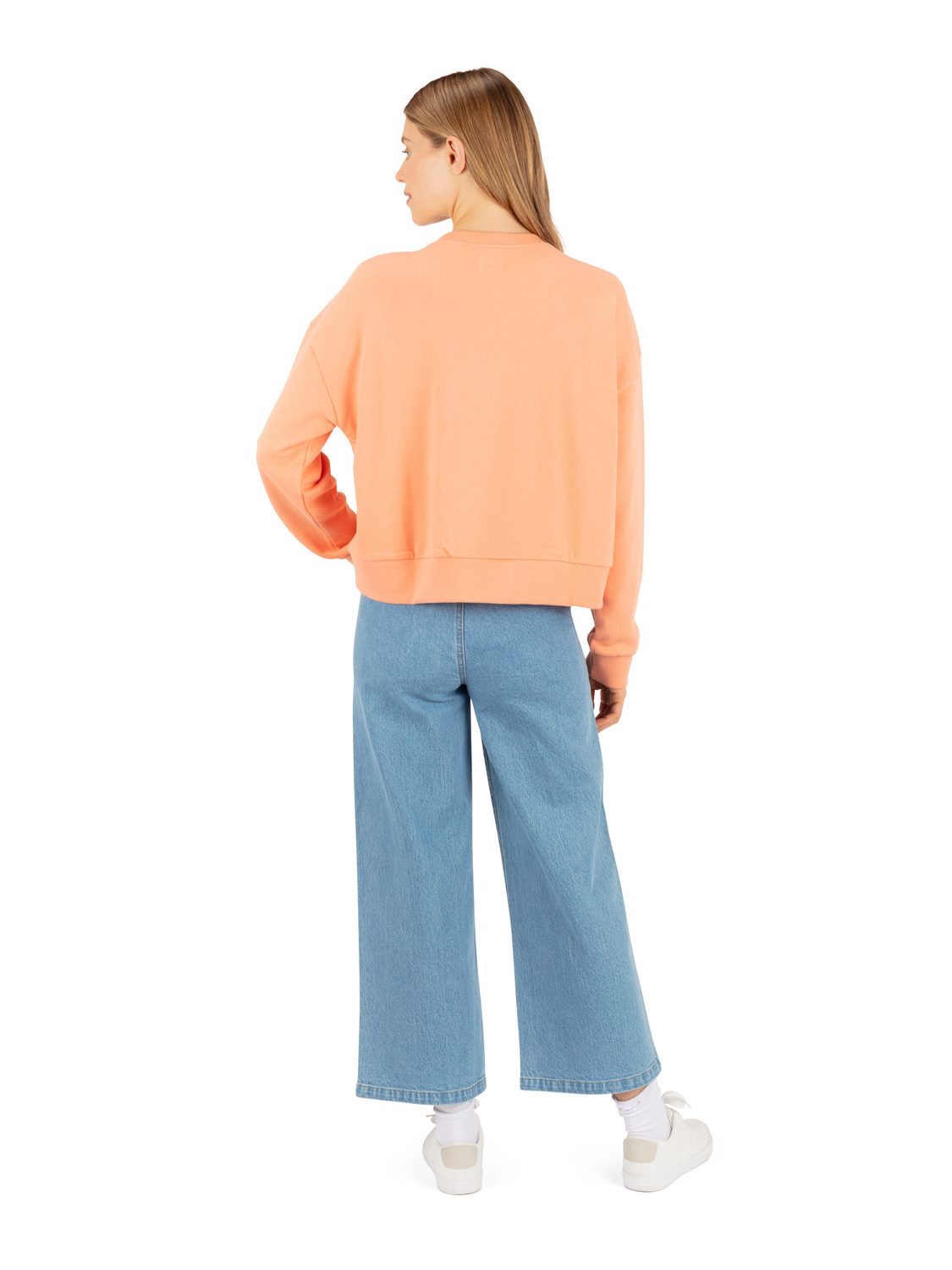 Flourish Boxy Crew in Papaya Punch