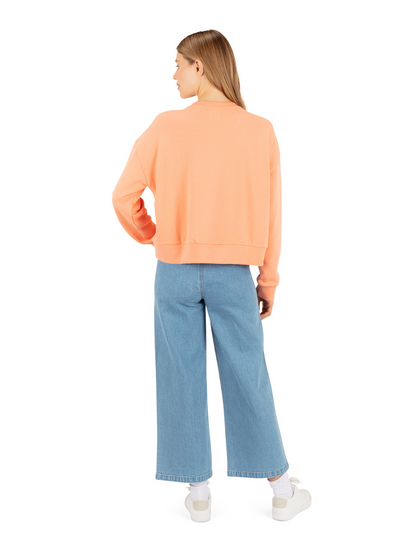 Flourish Boxy Crew in Papaya Punch