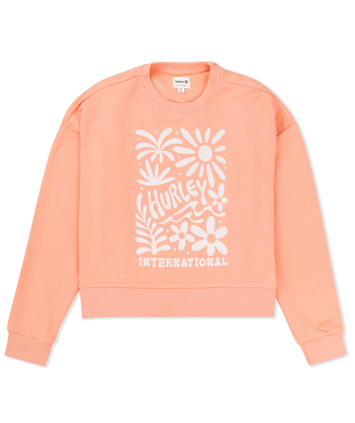Flourish Boxy Crew in Papaya Punch