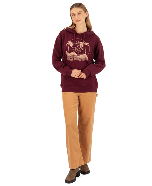 Archipelago Oversized Hoodie in Fig