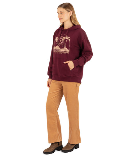 Archipelago Oversized Hoodie in Fig