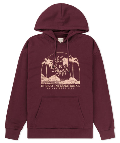Archipelago Oversized Hoodie in Fig
