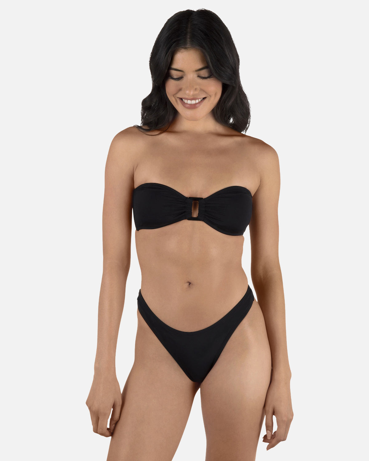 Solid Tanga Bottom in Black