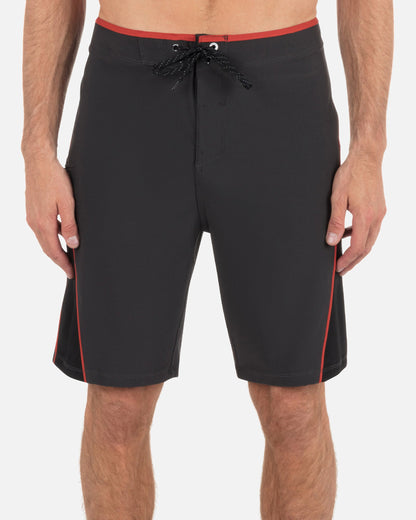 Phantom Eco Weekender Blocked Boardshort 21" in Dark Stone Grey