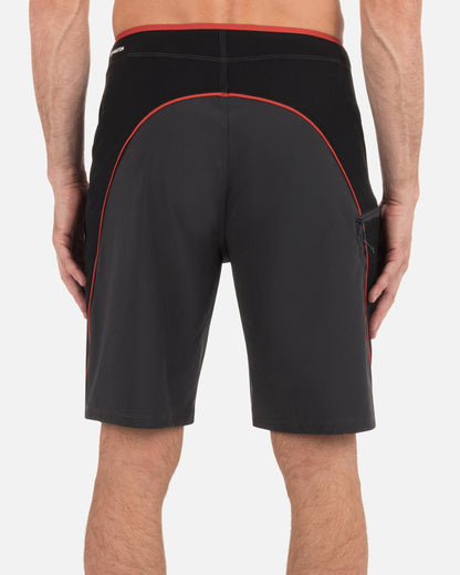 Phantom Eco Weekender Blocked Boardshort 21" in Dark Stone Grey