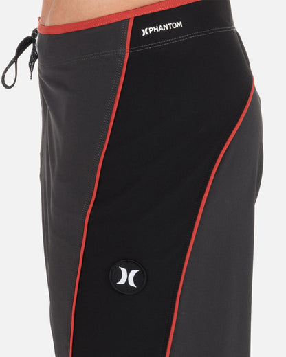 Phantom Eco Weekender Blocked Boardshort 21" in Dark Stone Grey