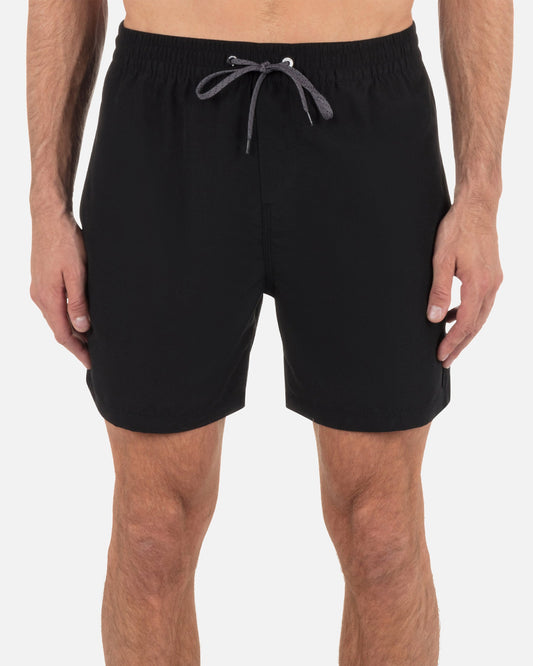 Icon Balboa Volley Boardshort 17" in Black
