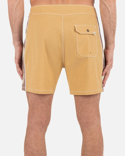 Phantom Naturals Blocked Sessions Boardshort 16" in Pebble