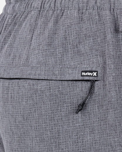 Phantom Flow Volley Walkshort 18" in Black Heather